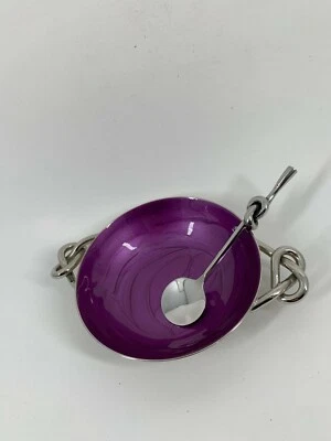 Inspired Generations — одна узловатая чаша фиолетовая с узловатой ложкой No100218-G - Изображение 1 из 3