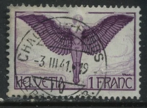 Switzerland 1924 1 franc Airmail stamp used - Picture 1 of 1
