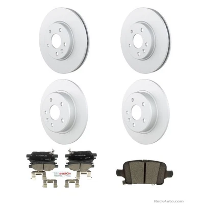 Bosch QuietCast Ceramic Brake Pad and Rotor Kit For 16-23 Chevrolet Cruze Bolt - Image 1 of 4