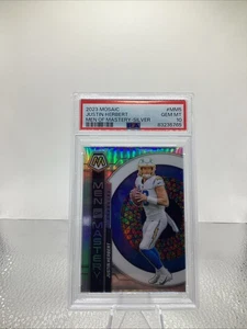 Panini Mosaic 2023 Justin Herbert Men Of Mastery Argent #MM-5 PSA 10 - Photo 1/2