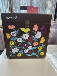 Taylor Swift HANDMADE Acoustic Set Piano Flowers Vinyl Records Storage Case - Picture 1 of 7