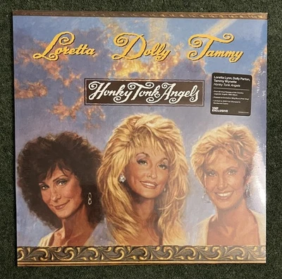 HONKY TONK ANGELS DOLLY PARTON LORETTA LYNN TAMMY WYNETTE VINYL BLUE PINK LP NEW - Image 1 of 4