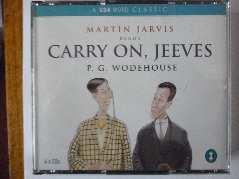 4 CD AUDIO BOOK - CARRY ON, JEEVES - P G Wodehouse - Image 1 of 2