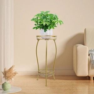 2 Stufiger Pflanzenständer, 66 Cm, Eckständer für Pflanzgefäße, für - Picture 1 of 7