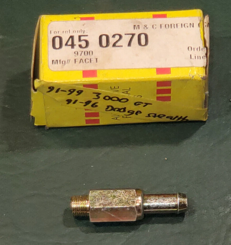 PCV Valve  Mitsubishi 3000 GT Eclipse Lancer Dodge Stealth Ram Chrysler Sebring - Image 1 of 1