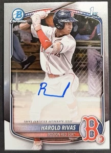 Harold Rivas Bowman 2025 cromo automático Red Sox #2 - Imagen 1 de 1