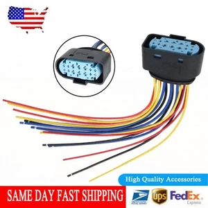 1Pc 14Pin For 2012 2013-2018 Ford Focus New Headlamp Headlight Connector Pigtail - Picture 1 of 19