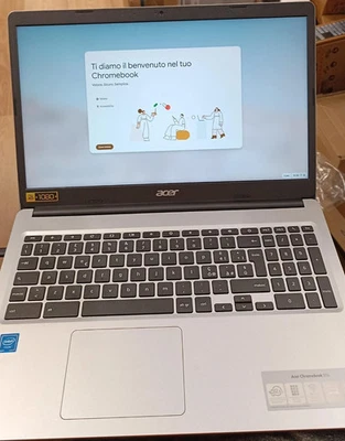 Acer Chromebook CB3153HC322 15.6" Full HD Intel Celeron N4020 4GB RAM 64GB eMMC - Immagine 1 di 3