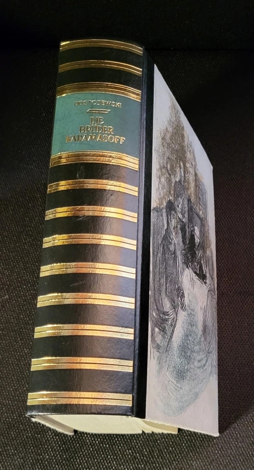 Die Brüder Karamasoff Fjodor M. Dostojewski KAISER Verlag Leder gebunden 70ger - Bild 1 von 1