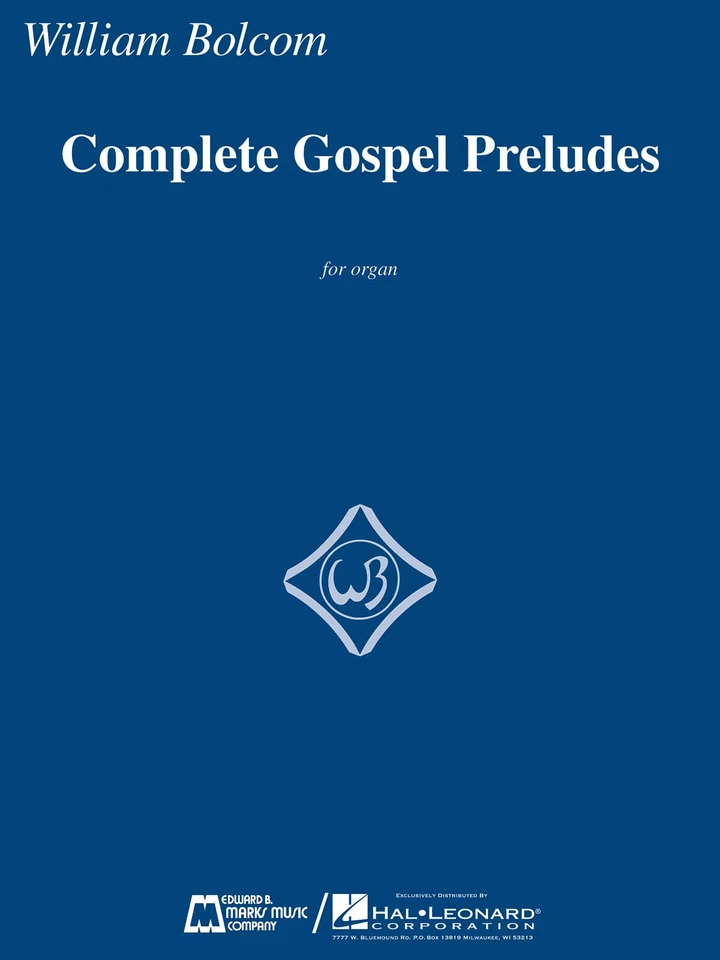 Complete Gospel Preludes for Organ Solo Advanced Sheet Music William Bolcom Book - Image 1 of 1