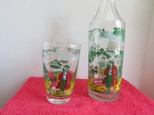 Vintage Kentucky Tavern Whiskey Pirat/Schatzinsel Dekanter & Becher - Bild 1 von 10