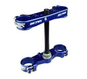 Té de fourche SCAR offset 16mm bleu - Picture 1 of 2