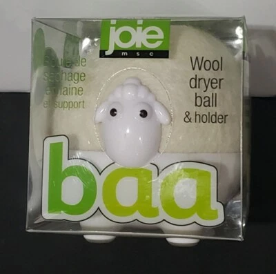 Wool Dryer Ball & Holder  / Adorable SHEEP JOIE MSC Brand Extremely Rare &  NEW  - Image 1 of 4