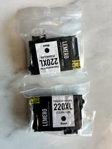 Lemero 220XL schwarze Tinte 2er Set versiegelt ohne Karton - Bild 1 von 3