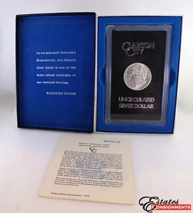 1884-CC Carson City $1 Morgan Uncirculated Silver Dollar - Picture 1 of 7