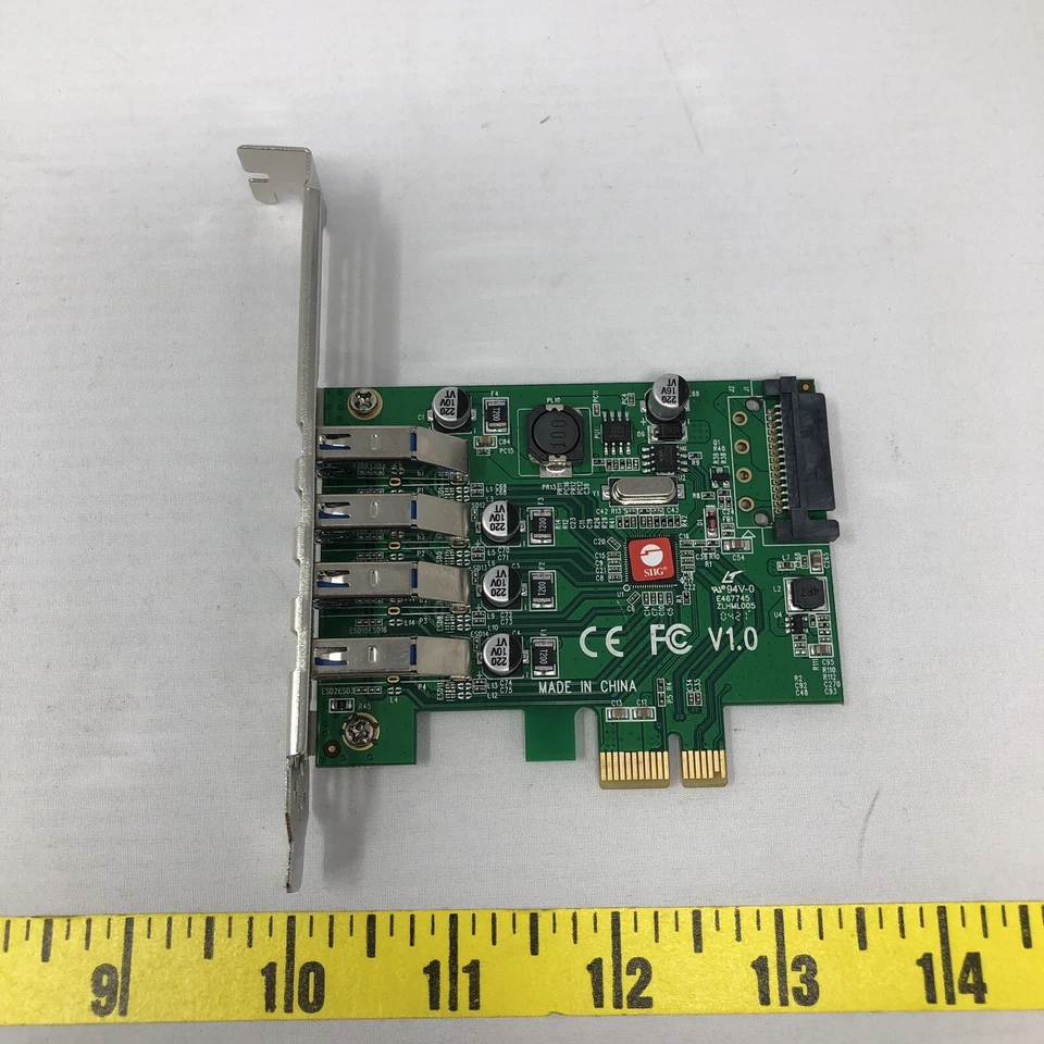 SIIG DP USB 3.0 4-Port PCle Host Card - Image 1 of 4
