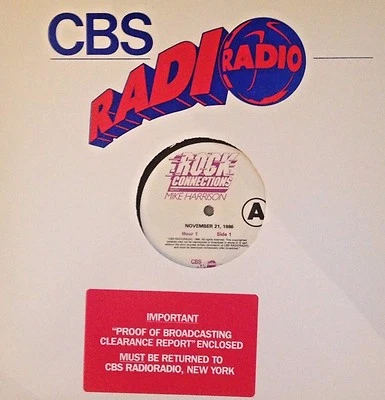 RADIO SHOW: ROCK CONNECTIONS w/MIKE HARRISON 11/21/86 EDDIE MONEY IN STUDIO PT 2 - Image 1 of 2