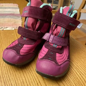 Merrell Pink Berry Winter Boots Shoes Size 6 - Picture 1 of 8