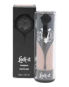KVD Kat Von D Lock It Foundation 1.0 oz Light 45 neutral NEW in box - Picture 1 of 2