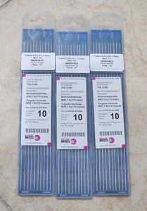 Abicor Binzel 700.2196 Tungsten WR2 1.6mm x 175mm Turquoise Electrode - 30 Pack - Picture 1 of 5