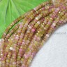 Natural 5x8mm Multi-Color Morganite Gems Rondelle Beads Elastic