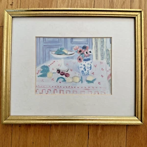 HENRI MATISSE 1996 TOLLER SIGNIERTER DRUCK GERAHMT Kelvingrove Art Museum 9x11 - Bild 1 von 6