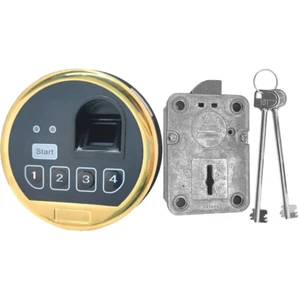 Fingerprint Gun Safe Lock Left Swingbolt Lock Replace S&G Lock & 2 Keys - Picture 1 of 7