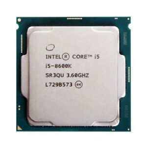 Intel Core i5-8600K CPU 3.6GHz 6-Core LGA 1151 Processor (Tray, Without Cooler)