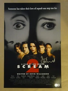 Foto firmata Jerry O'Connell autografata Scream 2 12"x18" Beckett BAS COA - Foto 1 di 6