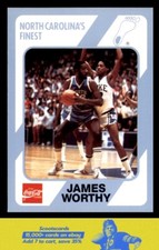 1989  Collegiate Collection North Carolina's Finest James Worthy #22 Tar Heels