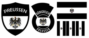 Preußen Aufbügler Fahne Transferbügeln T-Shirt Trikot Z. Aufbügeln St. 6B - Bild 1 von 8