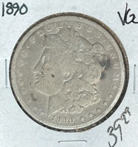 1890 MORGAN SILVER DOLLAR - VG ~NICE COIN~ - Picture 1 of 2