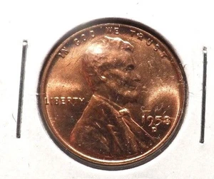 UNZIRKULIERT 1958D LINCOLN WHEAT PENNY 5 - Bild 1 von 2