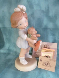 Vintage Lucie Atwell 9"Figurine Peggy "Time for Bed" #523275 & Box - Picture 1 of 7