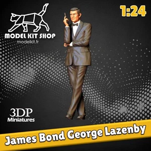 1:24 - Figurine James Bond (George Lazenby) by modelkit.fr - Photo 1/3