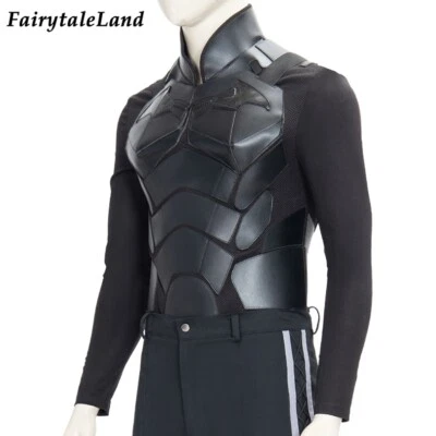 The Batman Bruce Wayne Cosplay Armadura Chaqueta Robert Pattinson Disfraz Conjunto utilería Foto 1 de 4