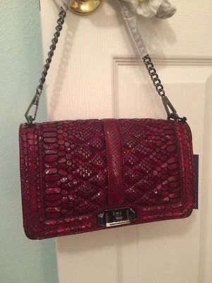 Bolso Bandolera Rebecca Minkoff Love Nuevo con Etiquetas en Rojo/Burdeos Foto 1 de 4