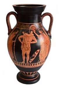 Hector Priamos Ekave - Rote Figur Amphora - Münchner Museum Replik - Trojanischer Krieg - Bild 1 von 4