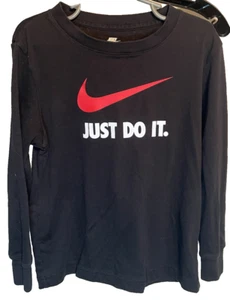 Nike Jungen Nike T-Shirt Langarm schwarz 6-7 Jahre - Bild 1 von 2