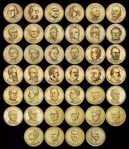 COMPLETE Presidential Dollar Full Set - UNCIRCULATED 40 Coins! - Picture 1 of 3