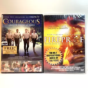 COURAGEOUS / FIREPROOF (DVD Lot) Drama Romance - NEW - Picture 1 of 11
