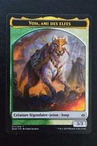 Magic The Gathering MTG VOJA, FRIEND TO ELVES FRENCH War of the Spark NM - Picture 1 of 2