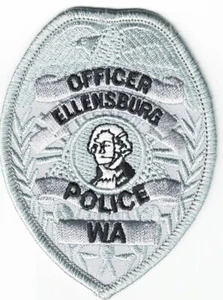 Ellensburg Police Officer Washington badge patch  (approx. 3.5x2.7 inches) - Picture 1 of 1