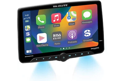 BOSS BE12ACP.WX 2-DIN 12" Receiver Wireless Apple Carplay/Android Auto SiriusXM - Image 1 of 4