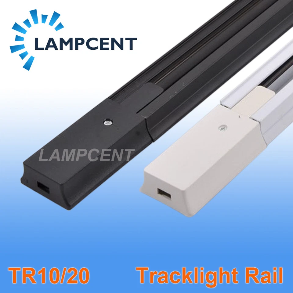 4-20/PCS Universal Rails for LED Track Light Lamp 2 Wire LED track Rail fixture  - Image 1 of 1