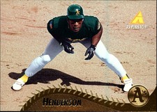 1995 Pinnacle Baseball #201 Rickey Henderson