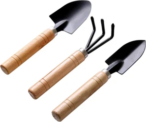 Garden Tools Set-Garden Rake Trowel, Small Succulent Plant Transplant Trowel Set - Picture 1 of 6