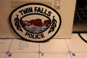 police patch   TWIN FALLS  POLICE IDAHO - Picture 1 of 1