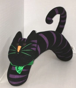 Halloween Decor Felt Cat Door Stop - Picture 1 of 7