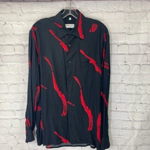 Georg Roth of Germany mens abstract long sleeve button up shirt SZ 39/40 M - Picture 1 of 6